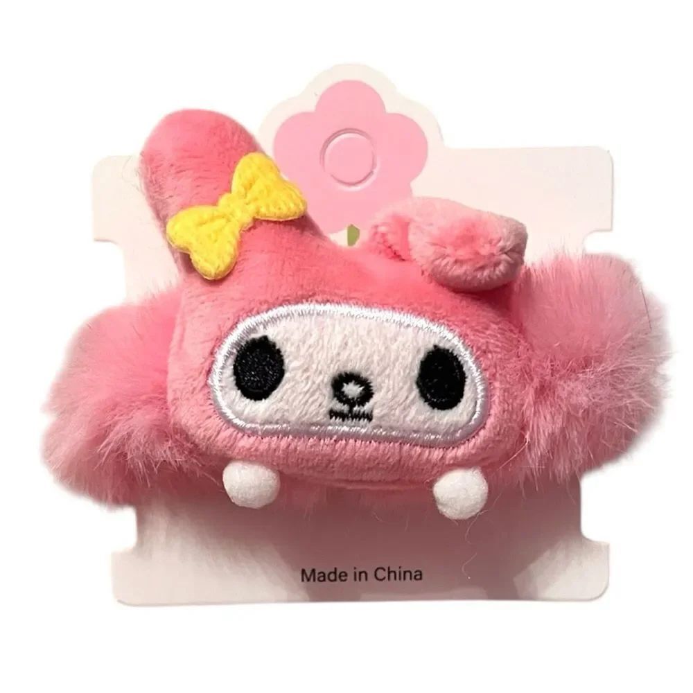 🤯5/$25🤯 My Melody Pink Furry Hair Scrunchie